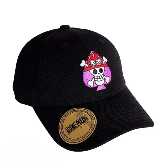 ABYstyle One Piece Ace's Skull Baseball Cap Black