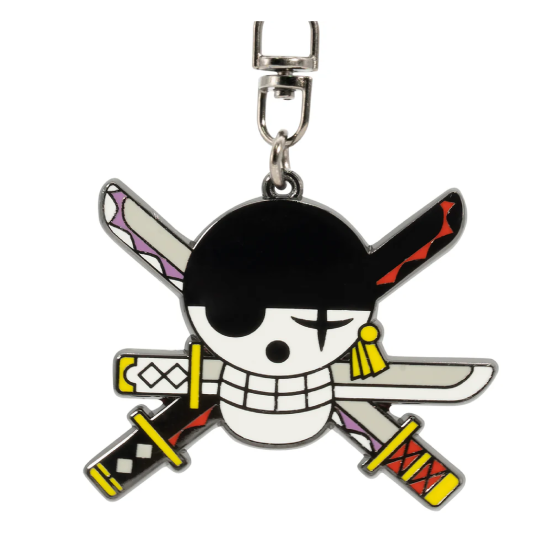 One Piece Zoro Metal Keychain