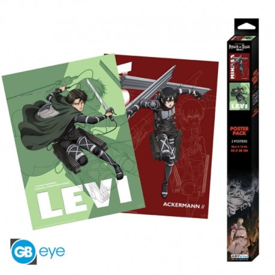 Attack On Titan Set 2 Chibi Posters Set 1