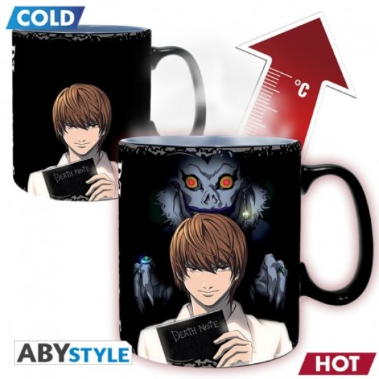Death Note Mug Heat Change Kira & L