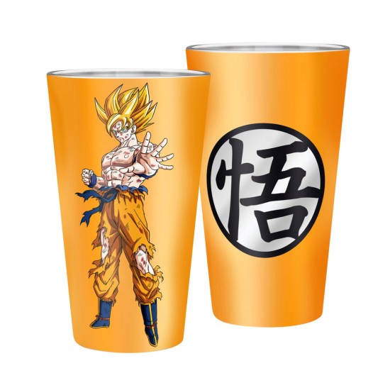 Dragon Ball Z Large Glass Goku Super Saiyan 