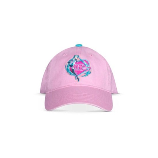 Hatsune Miku Curved Bill Cap Pink
