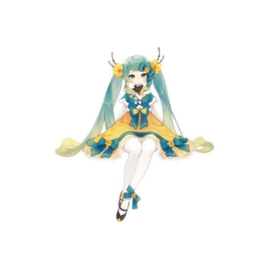Hatsune Miku Noodle Stopper Figure PVC Statue Hatsune Miku 2025 Chinese New Year Ver. 14cm
