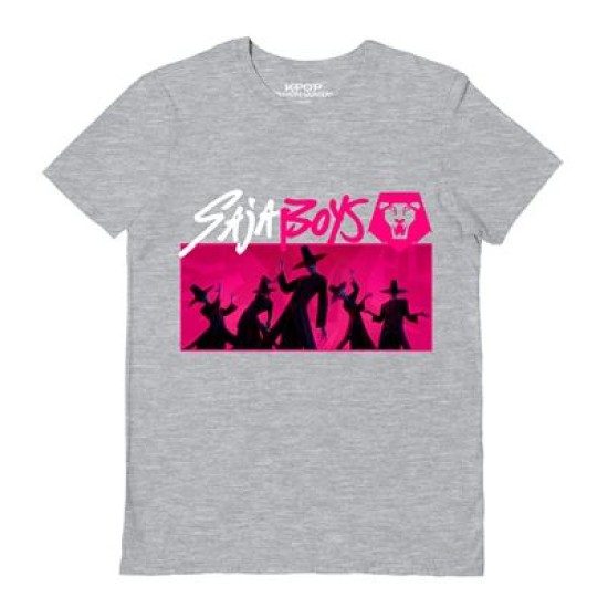 K-Pop Demon Hunters Saja Boys Sports Grey Unisex Short Sleeve T-shirt M