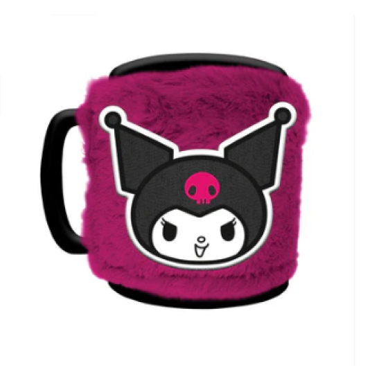 Kuromi Cheeky Punky Fuzzy Mug