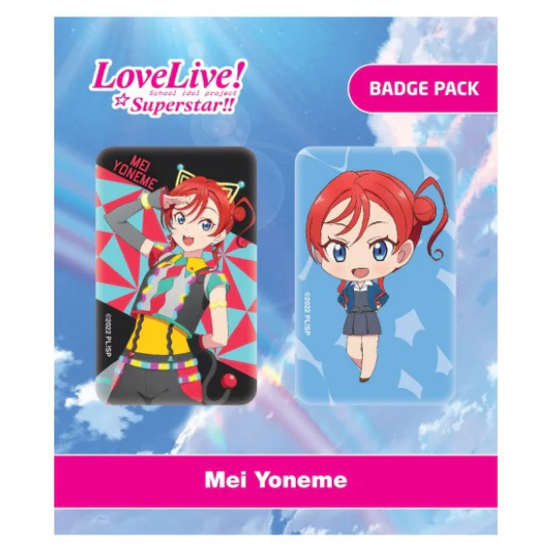 Love Live Superstar Mei Yoneme Badge Pack
