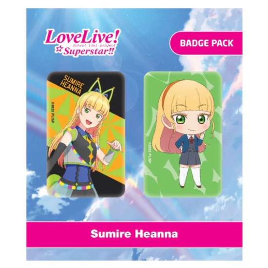 Love Live Superstar Sumire Heanna Badge Pack