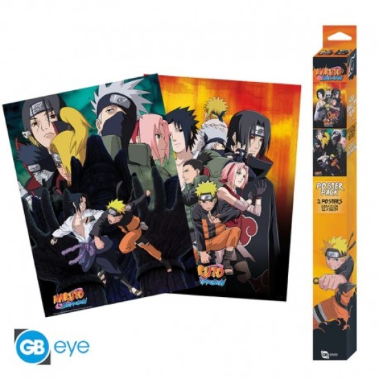 Naruto Shippuden Set 2 Chibi Posters Ninjas