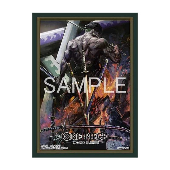 One Piece Card Game Official Sleeve v14 Roronoa Zoro
