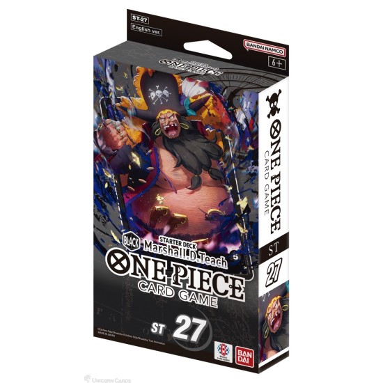 One Piece Card Game Starter Deck Black Marshall D Teach ST-27