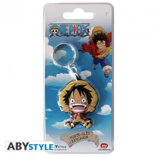 One Piece Keychain PVC Luffy SD