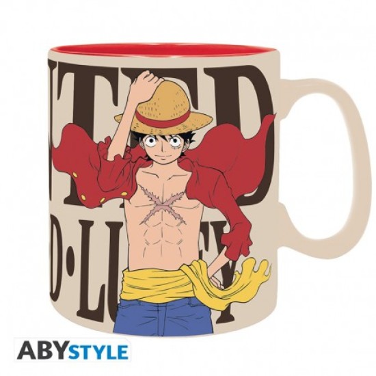 One Piece Mug Luffy & Wanted
