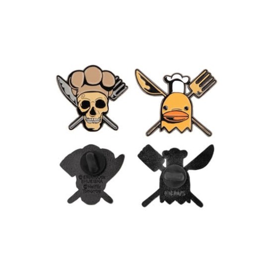 One Piece Pins 2-Pack Sanji & Zeff