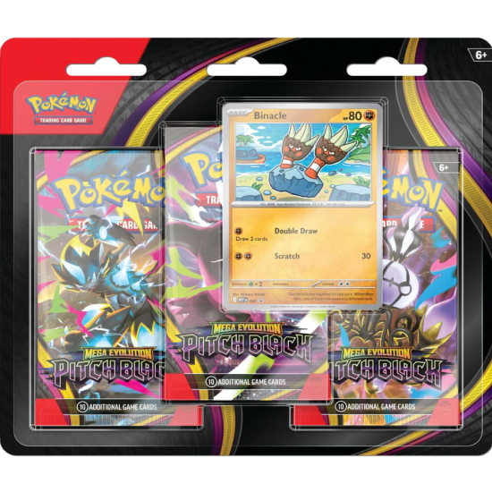 Pokemon Mega Evolution Pitch Black 3 Pack
