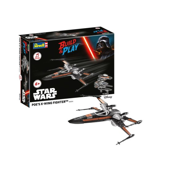 Revell Star Wars Build & Play Poe's X-Wing Fighter Light and Sound