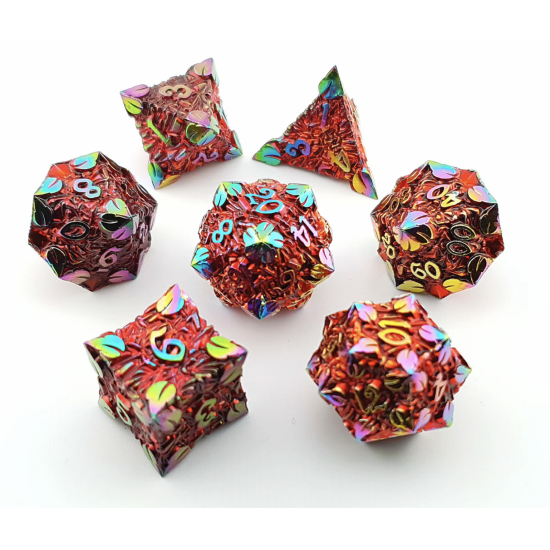 TTD Arcane Arbor Metal Dice 7 Piece Set