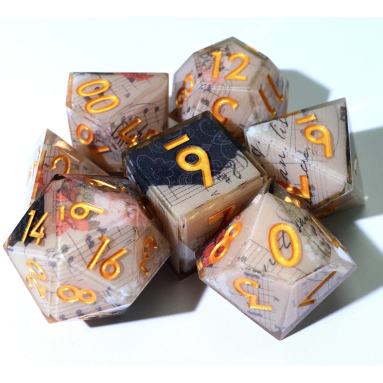 TTD Sonnet of Thorns Art Core Dice 7 Piece Set
